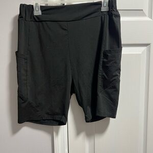 SHEIN Black Women's Bike Shorts